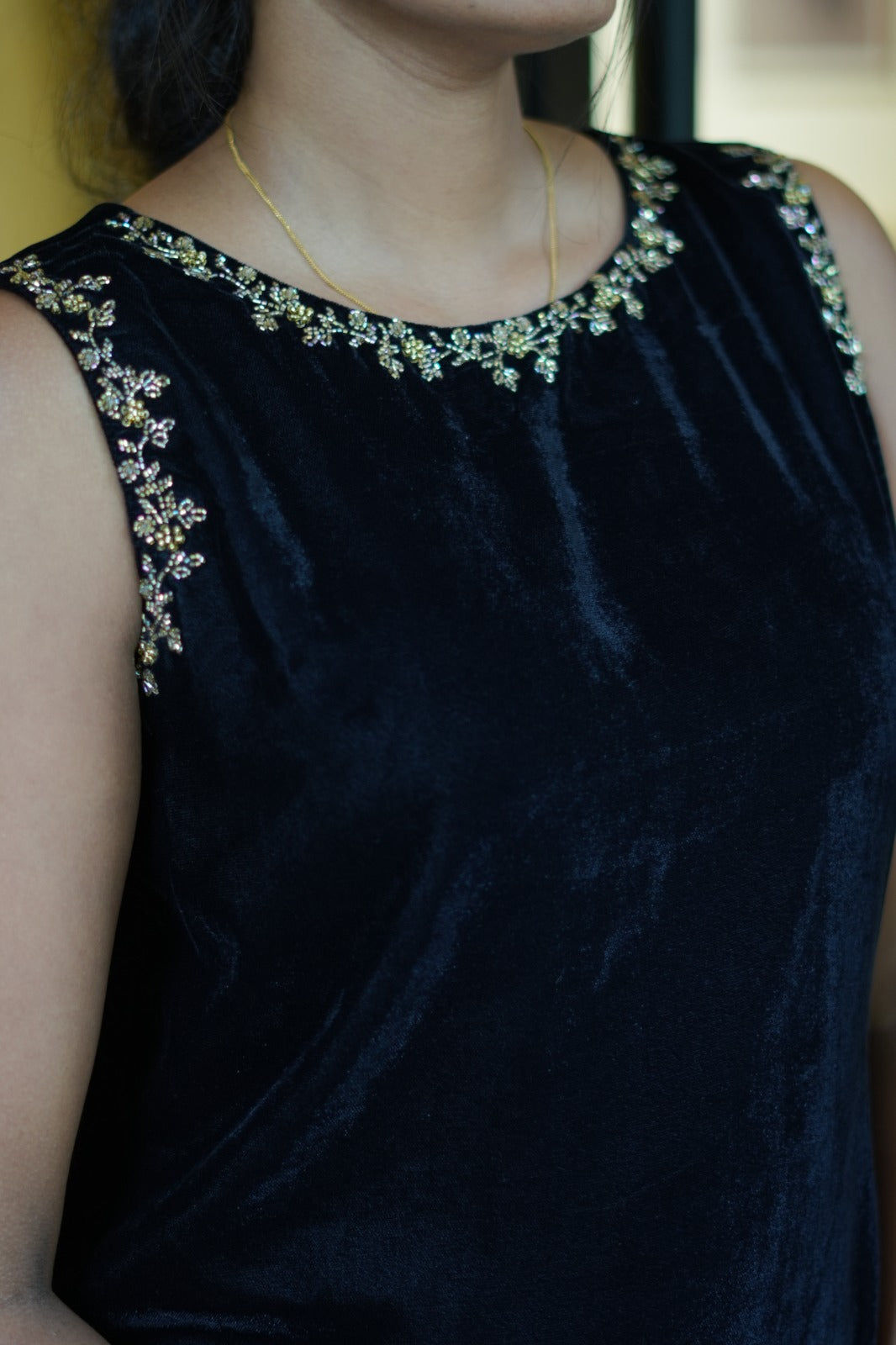 Black Velvet dress FS1068