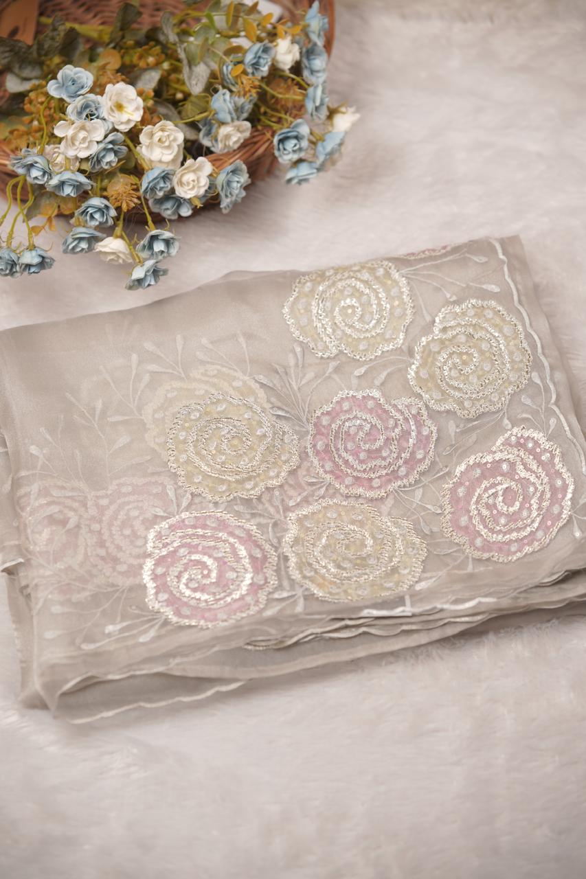 Organza Saree TSA5955