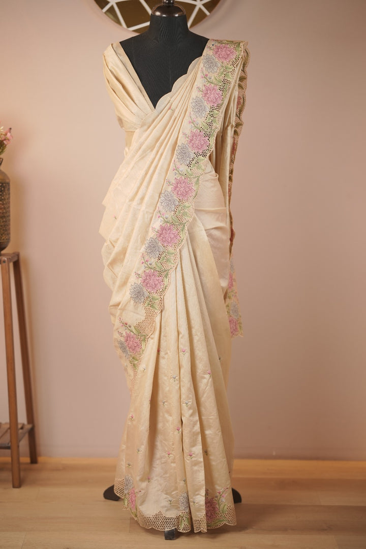 Semi Tussar Saree TSA02024