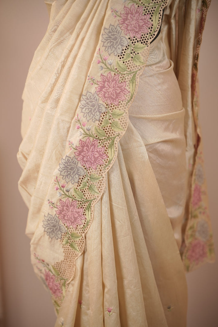 Semi Tussar Saree TSA02024