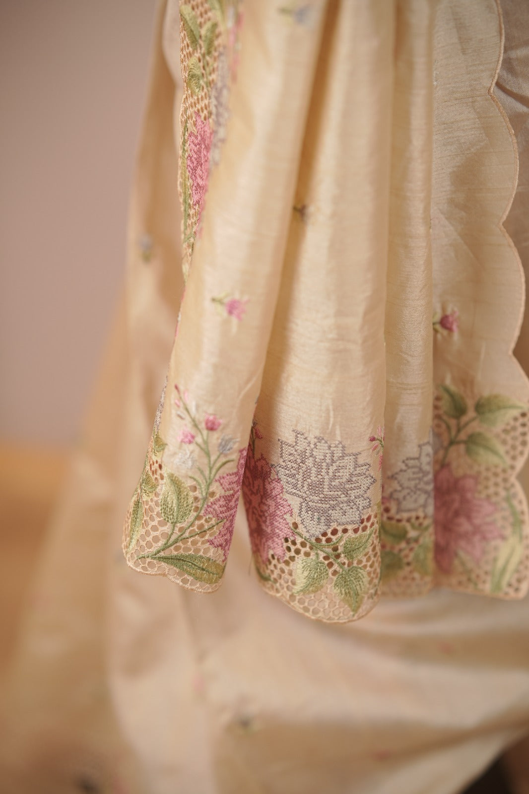 Semi Tussar Saree TSA02024