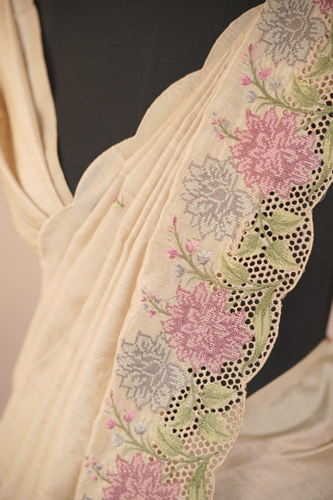 Semi Tussar Saree TSA02024