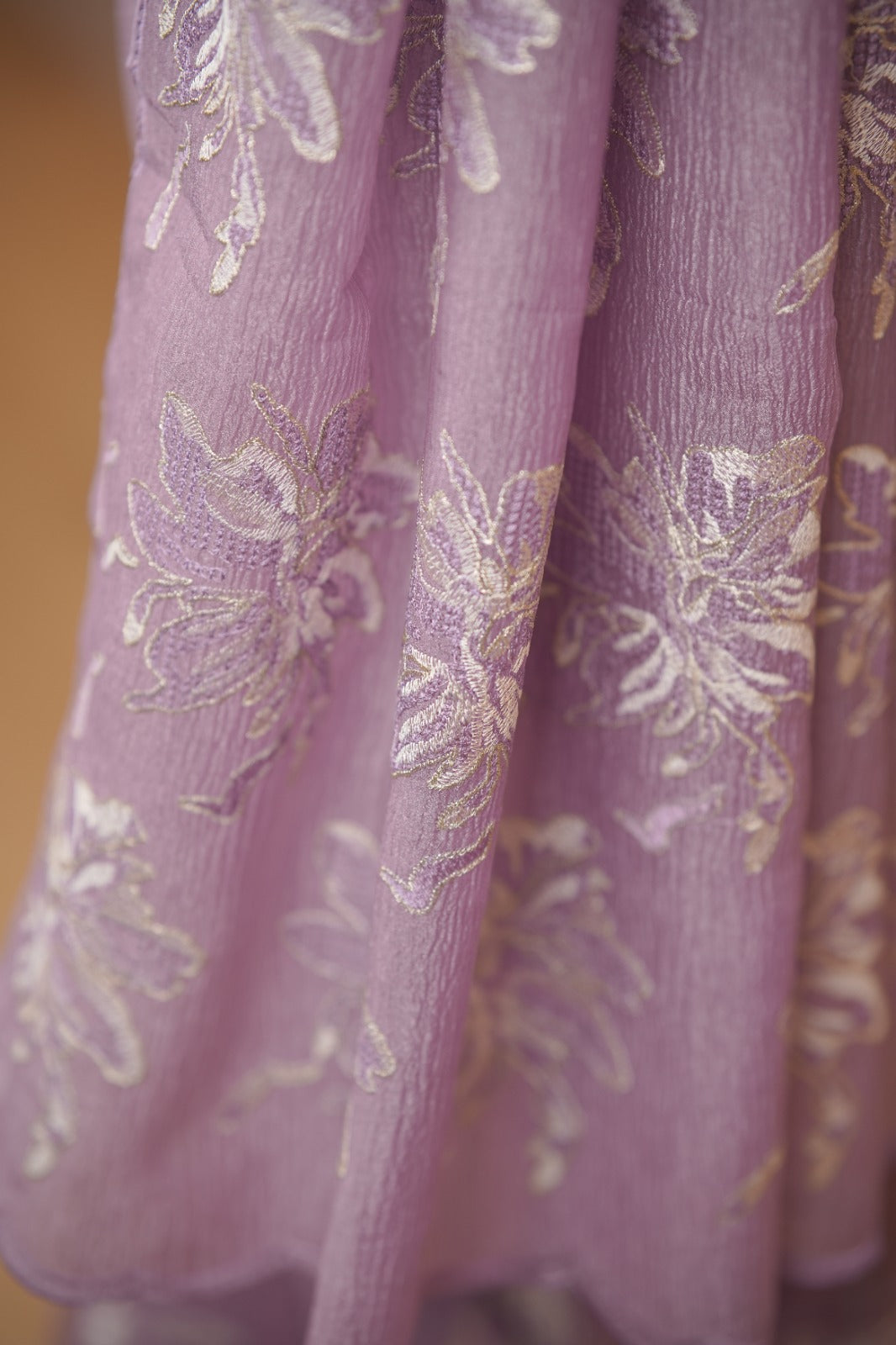 Crushed Tissue Saree TSA6013
