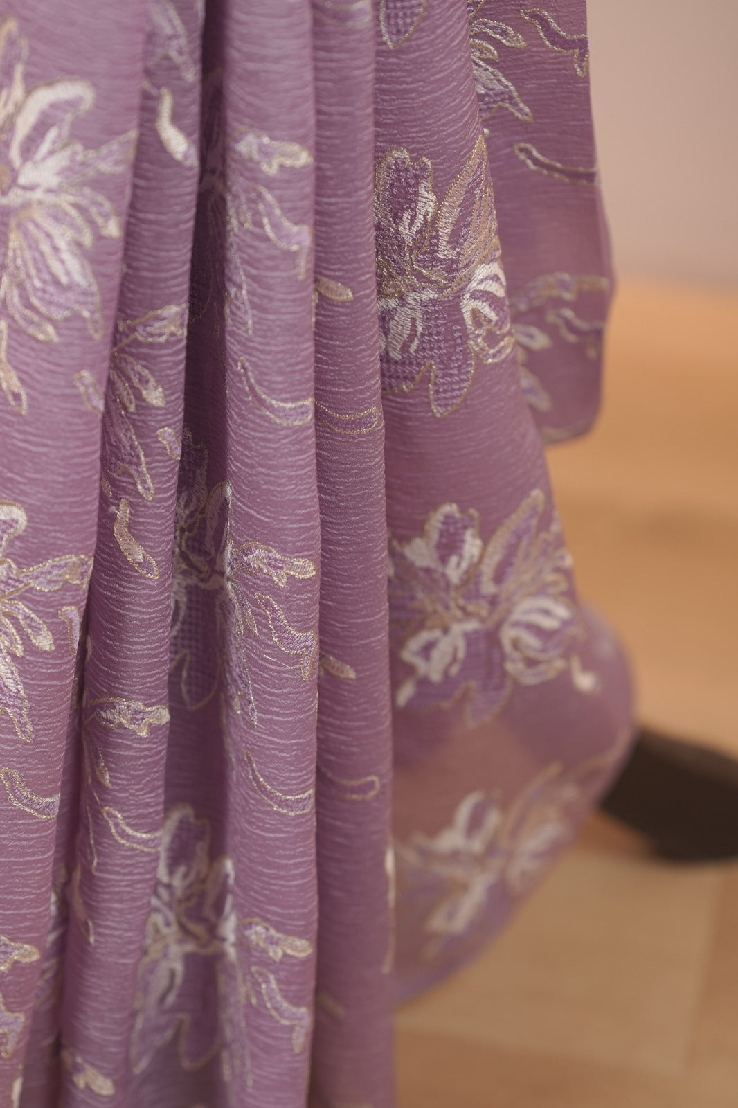 Crushed Tissue Saree TSA6013