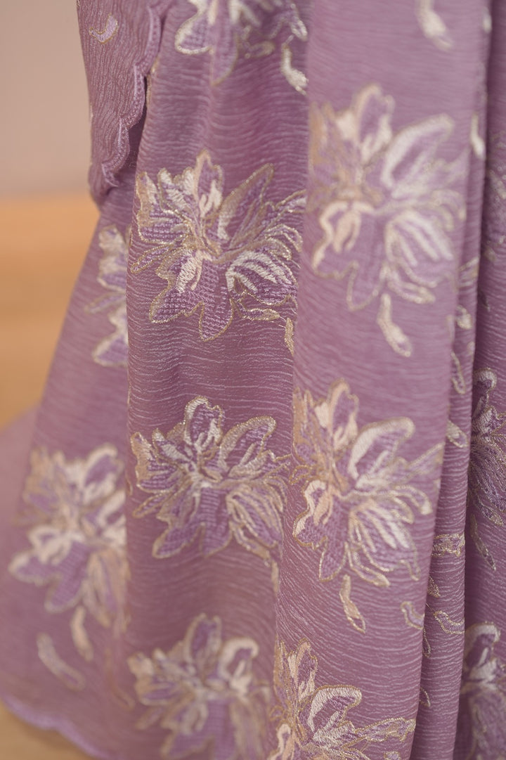 Crushed Tissue Saree TSA6013
