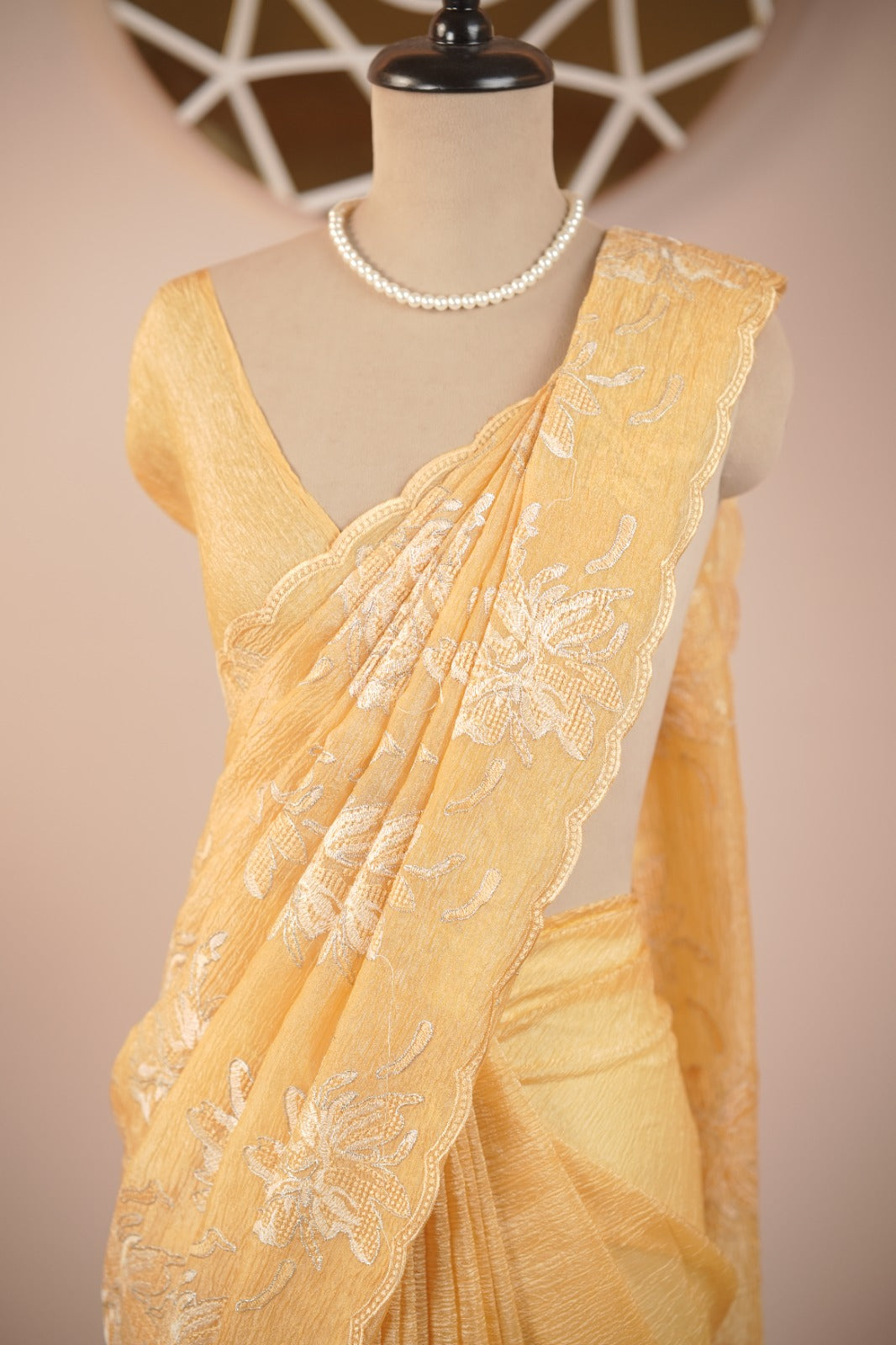 Crushed Tissue Saree TSA6013