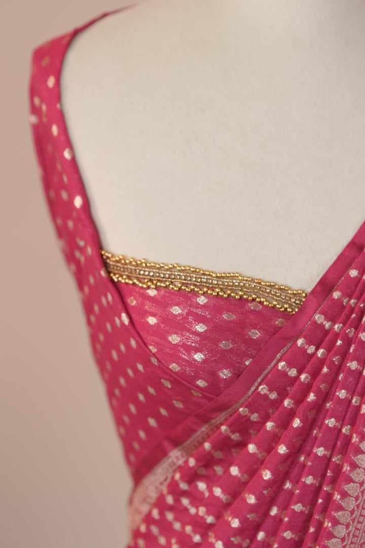 Semi Silk Saree TSA6019