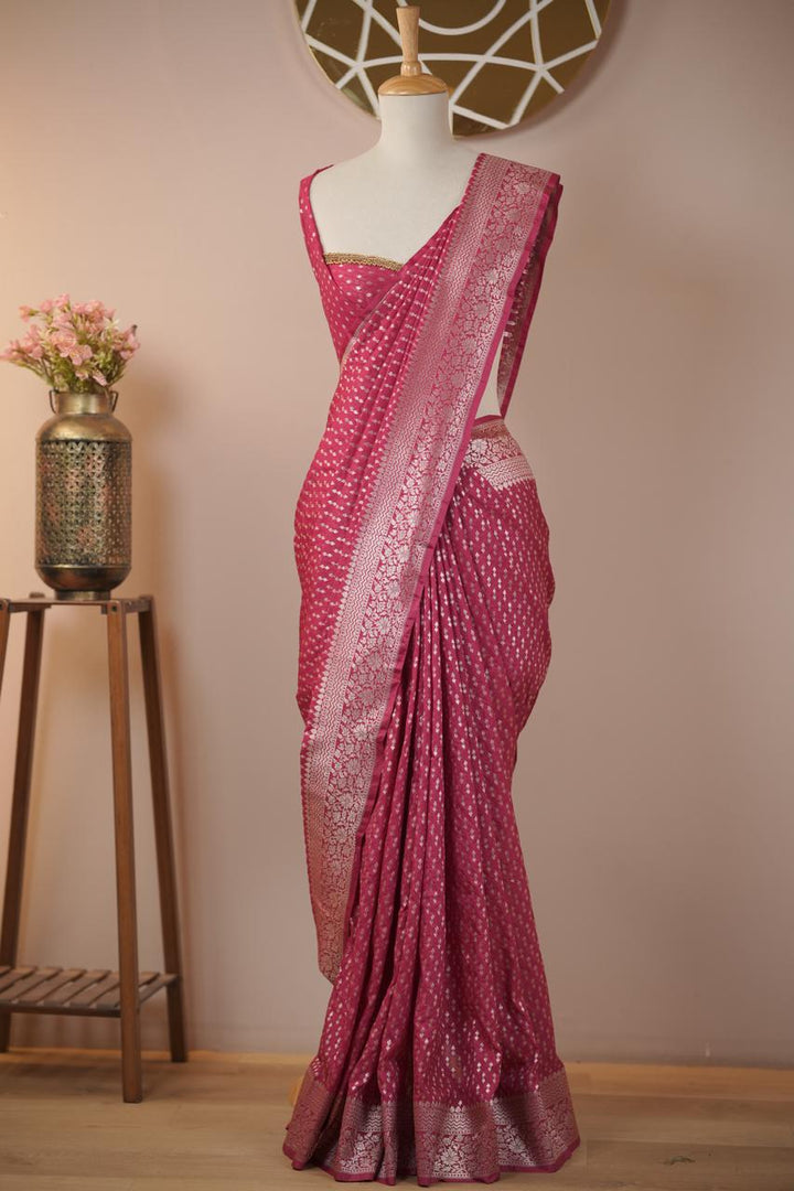 Semi Silk Saree TSA6019
