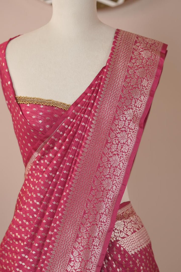 Semi Silk Saree TSA6019