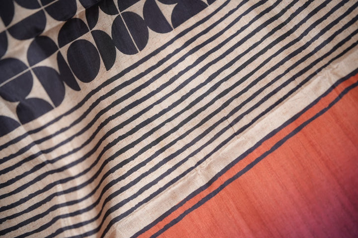 Semi Tussar Saree TSA01813