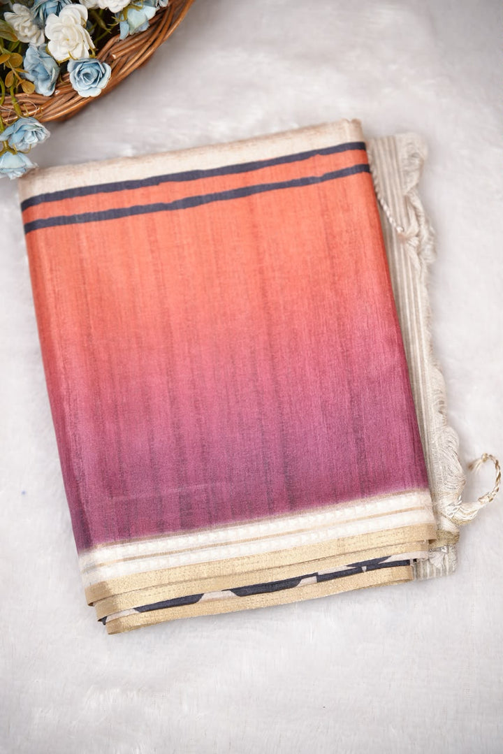Semi Tussar Saree TSA01813