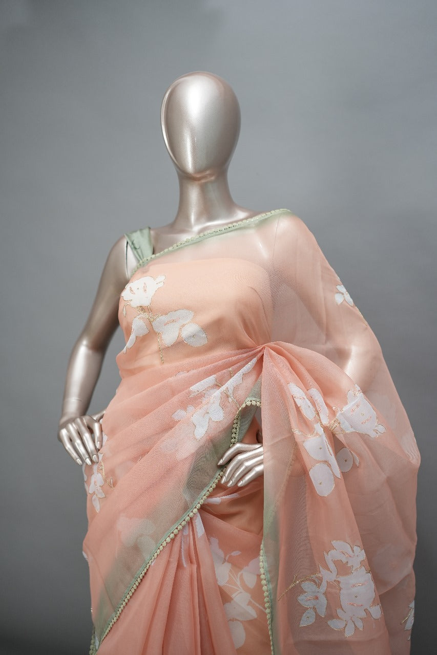 Organza Saree TSA139