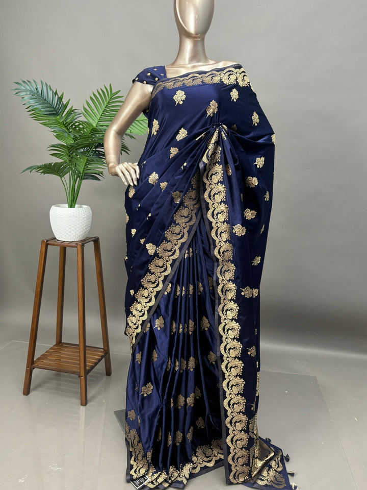 Semi Silk Saree TSA1606