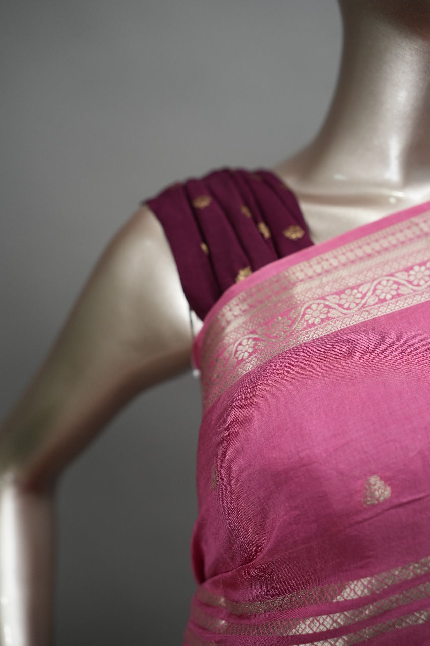 Semi Silk Saree TSA1651