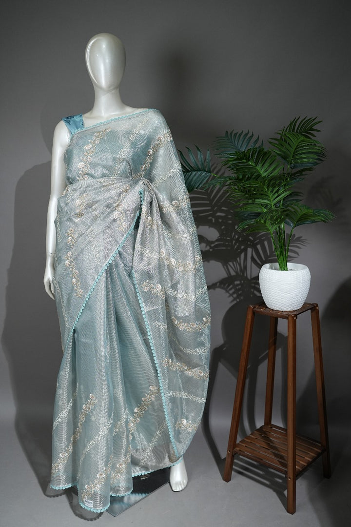 Tissue Mix Saree TSA1715