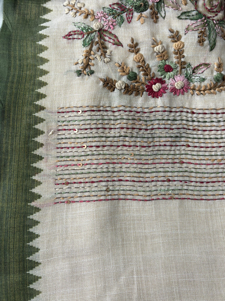 Tissue Linen Saree TSA2753