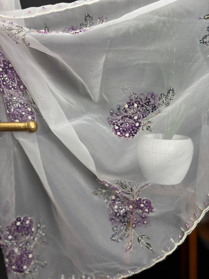 Organza Saree TSA2764