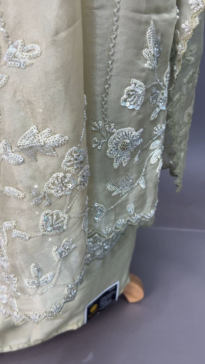 Tissue Organza Salwar TSS3254
