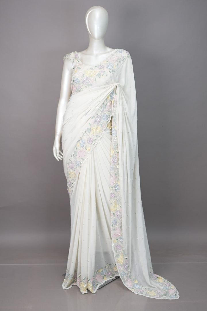 Pure Chinnon Saree TSA3381
