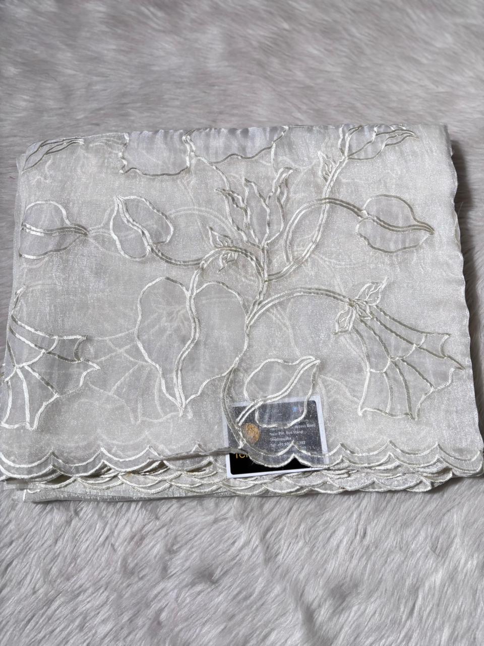 Applique Organza Sarees TSA3466