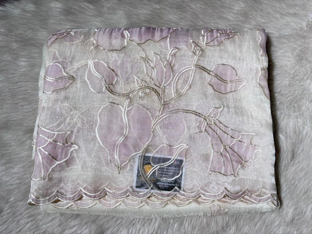 Applique Organza Sarees TSA3466