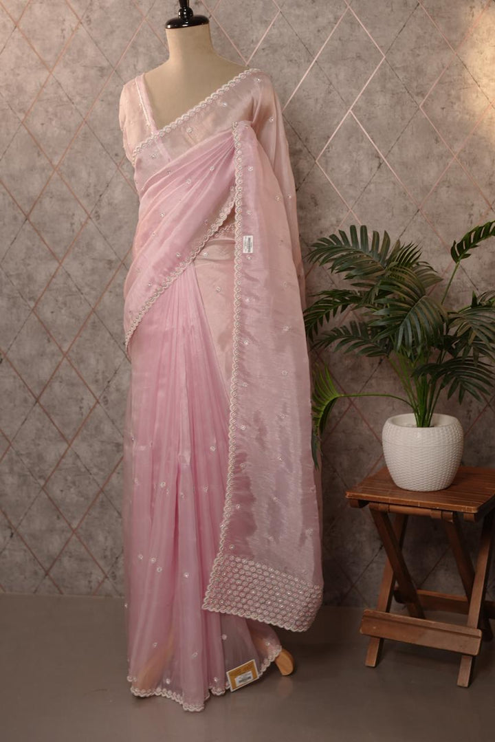 Tissue Organza Saree TSA3634