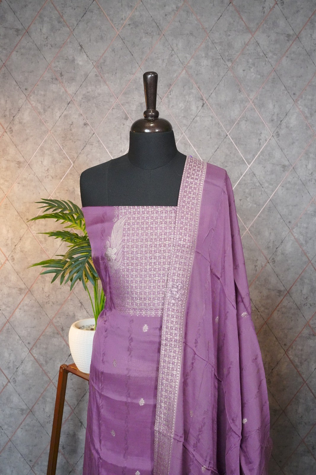 Semi Silk Salwar TSS3798