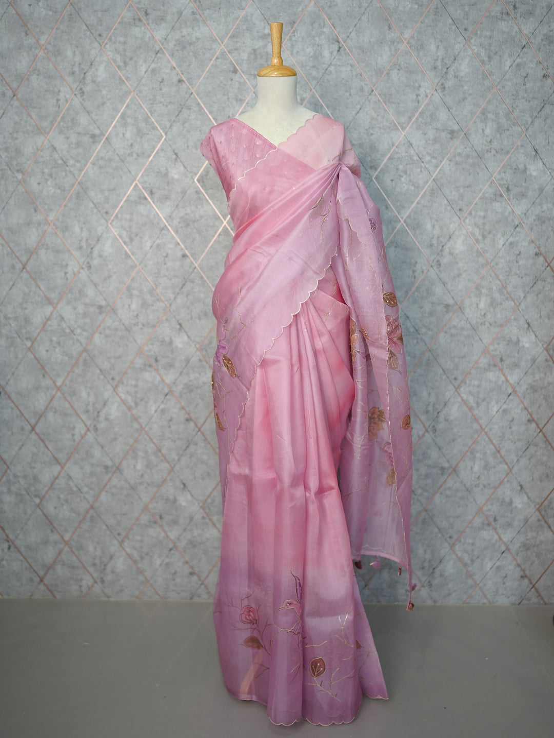 Organza Saree TSA3907