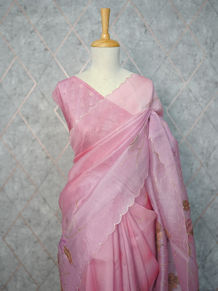 Organza Saree TSA3907