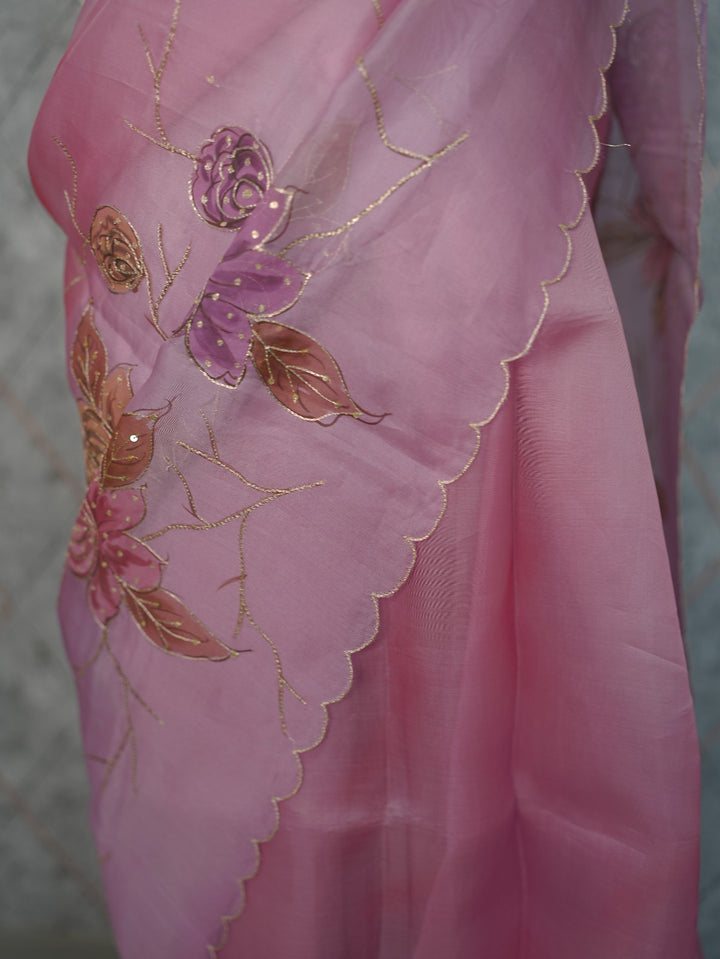 Organza Saree TSA3907