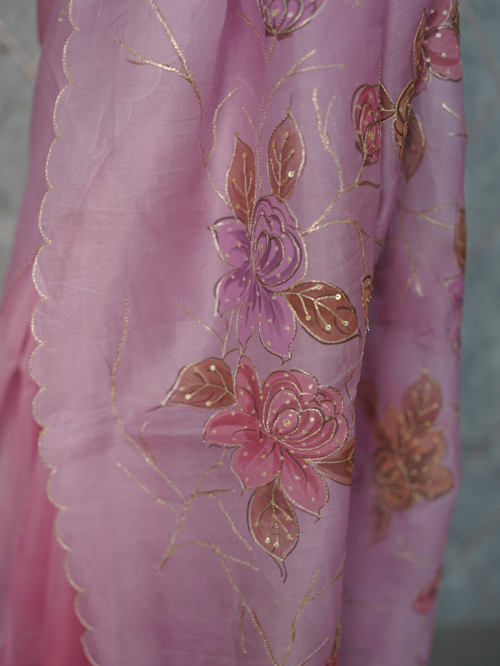 Organza Saree TSA3907