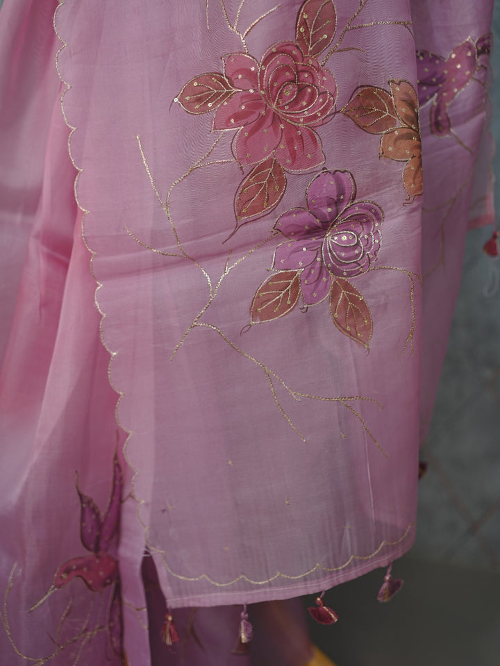 Organza Saree TSA3907