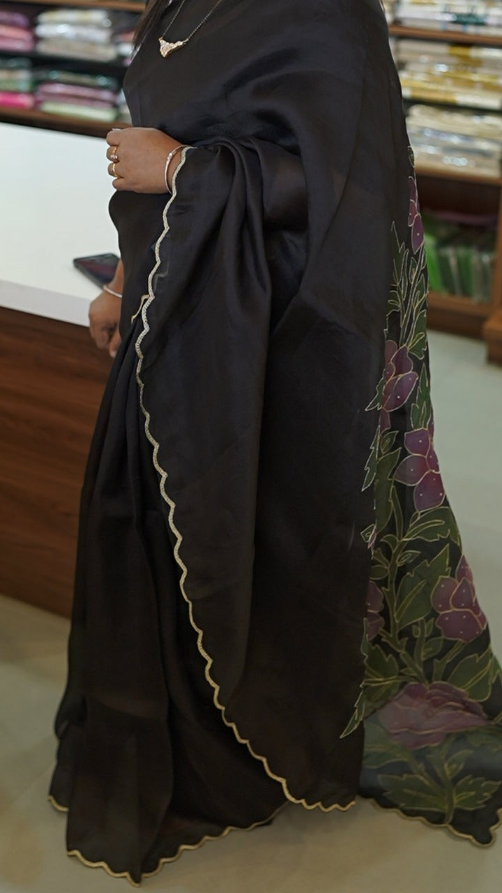 Organza saree TSA421