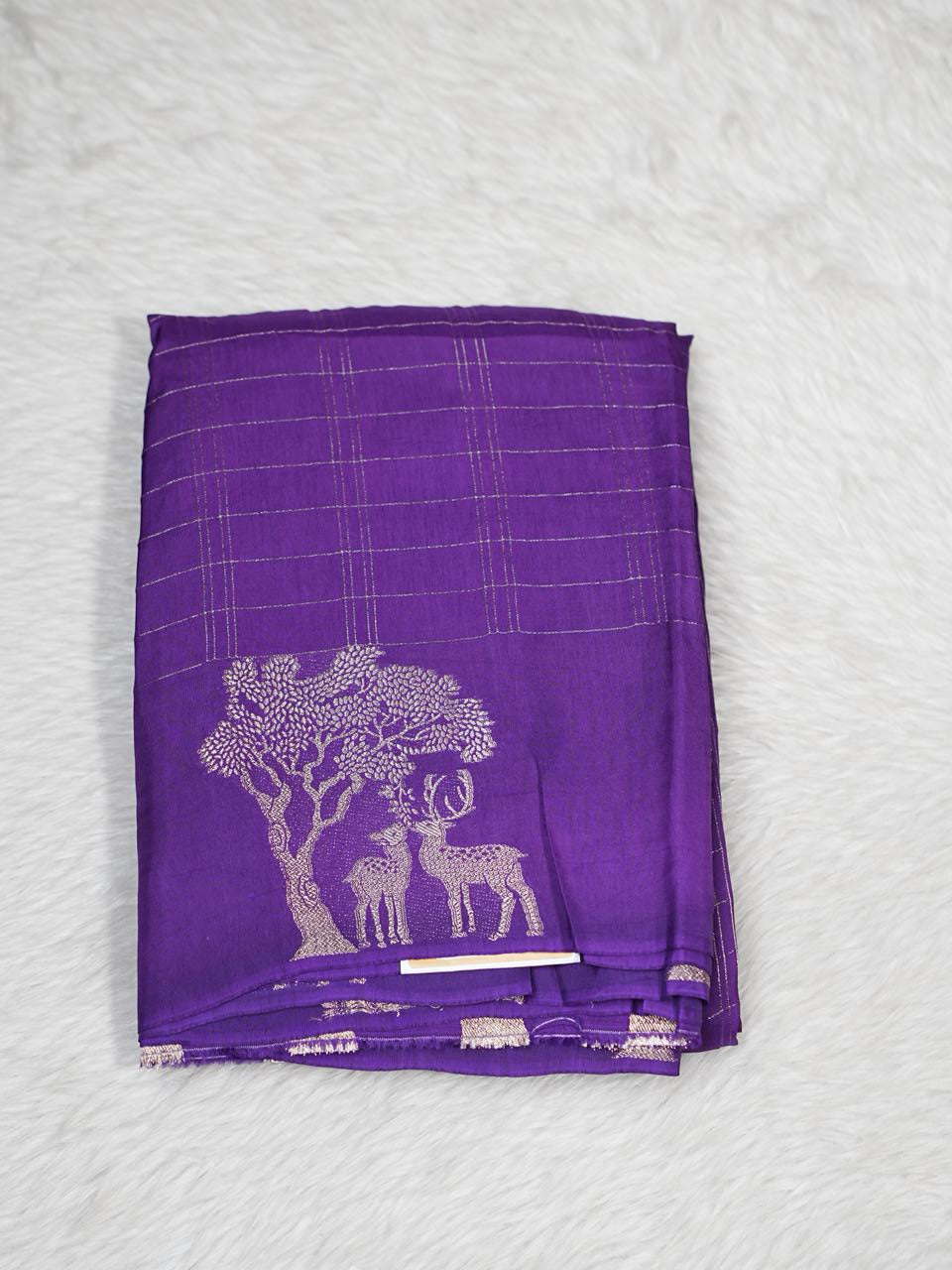 Crepe silk saree TSA3998