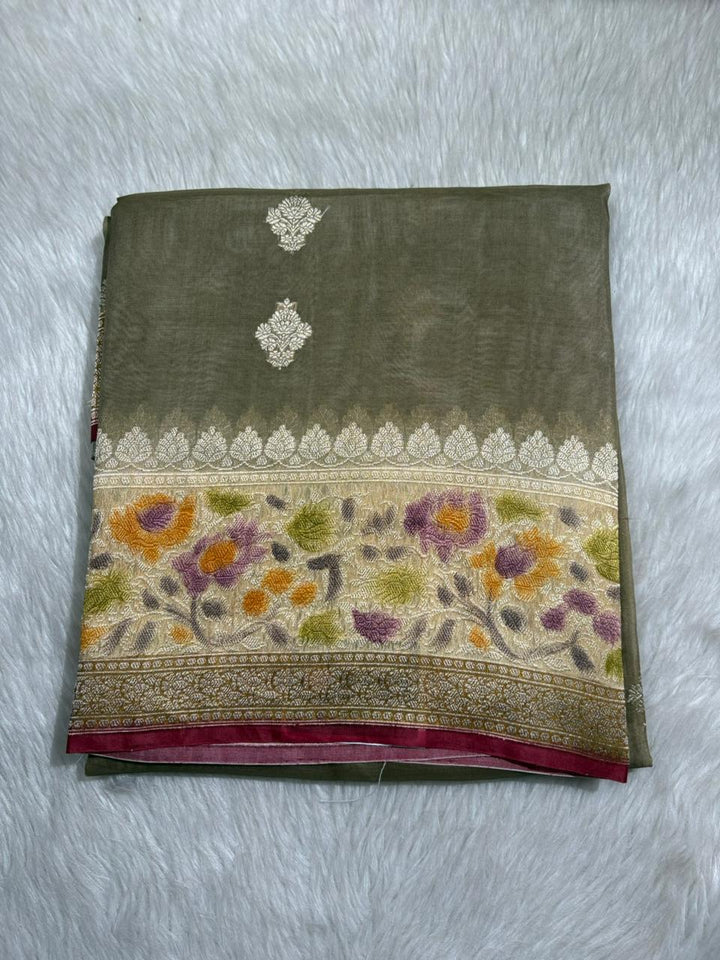 Organza Saree TSA4027