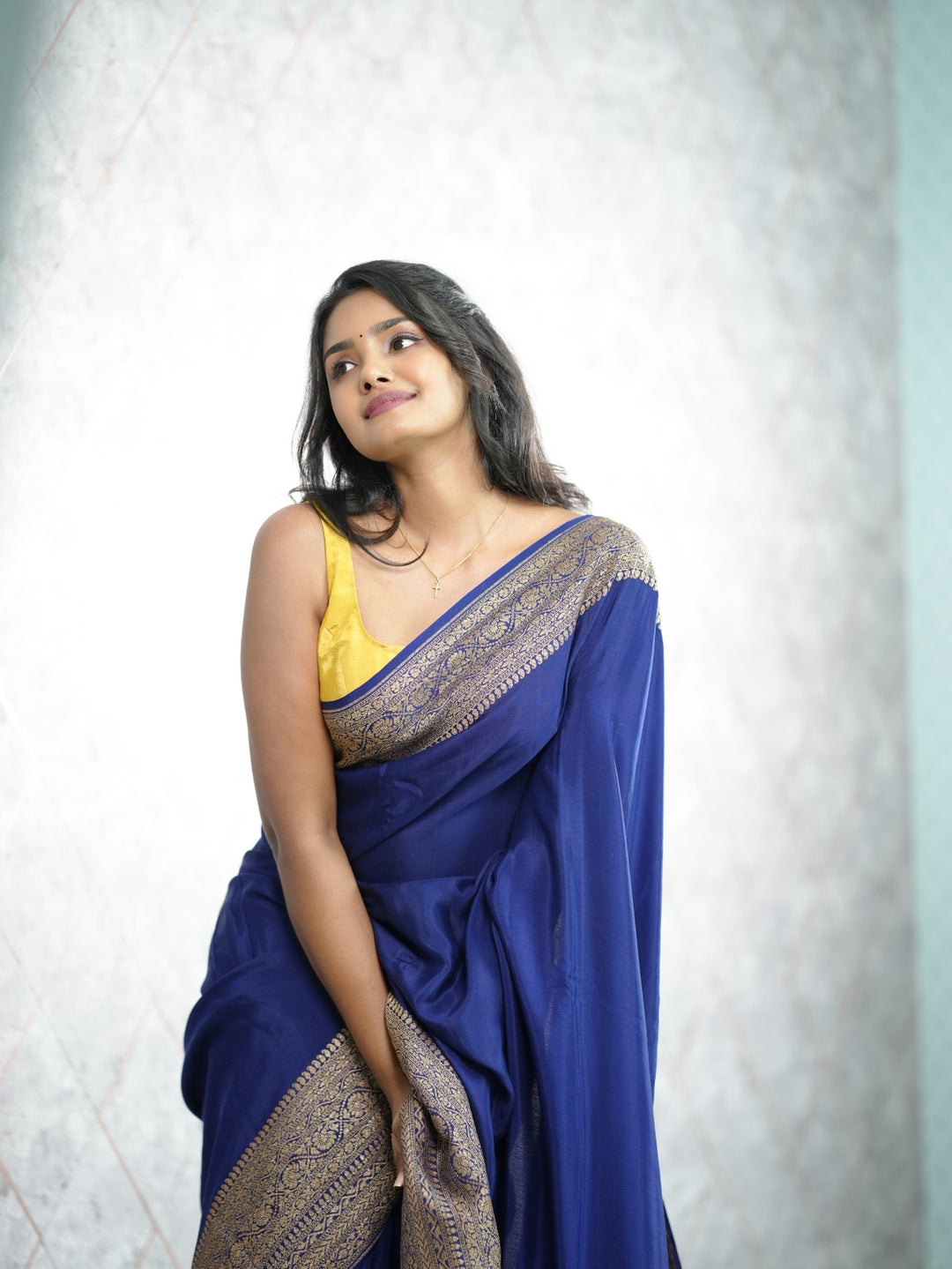 Banarasi Crepe Saree TSA422