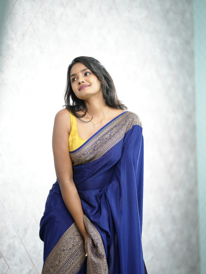 Banarasi Crepe Saree TSA422