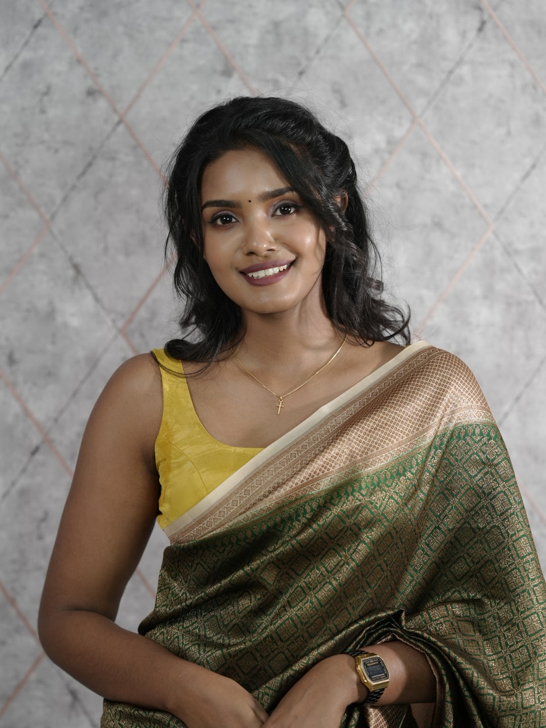 Organza Saree TSA427