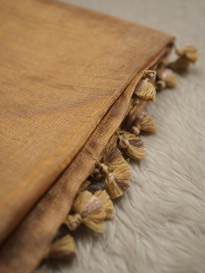 Tissue Jute Net Saree TSA4163