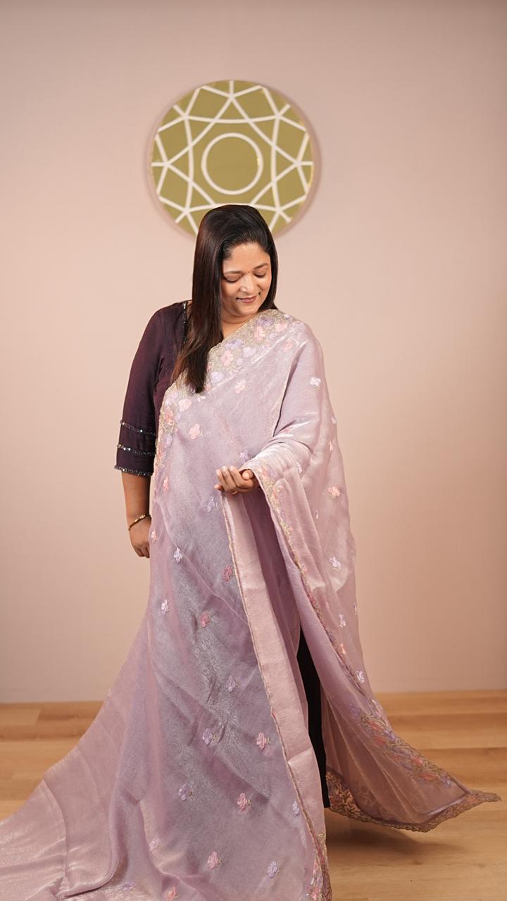 Organza Saree TSA833