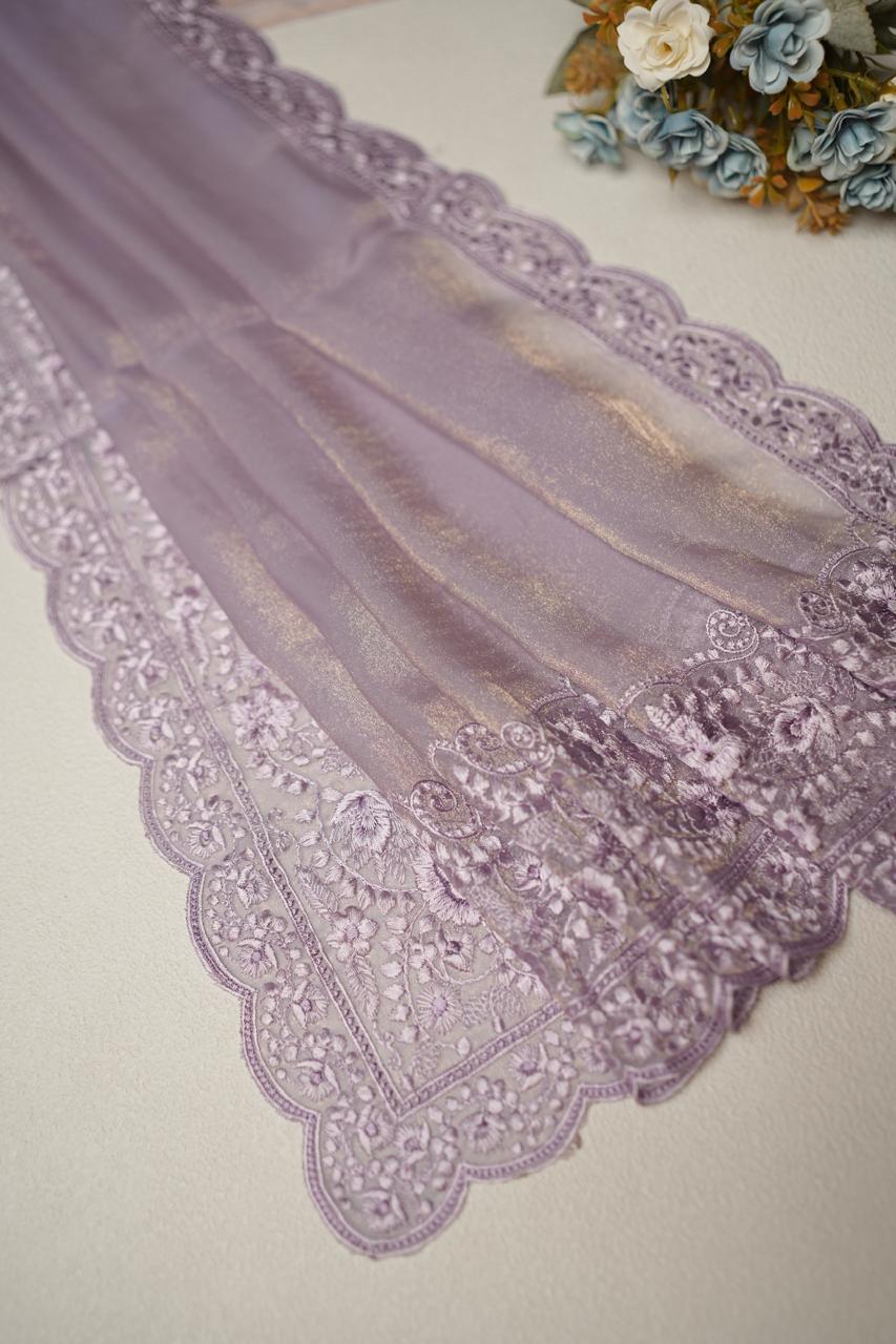 Shimmer Organza Saree  TSA4310