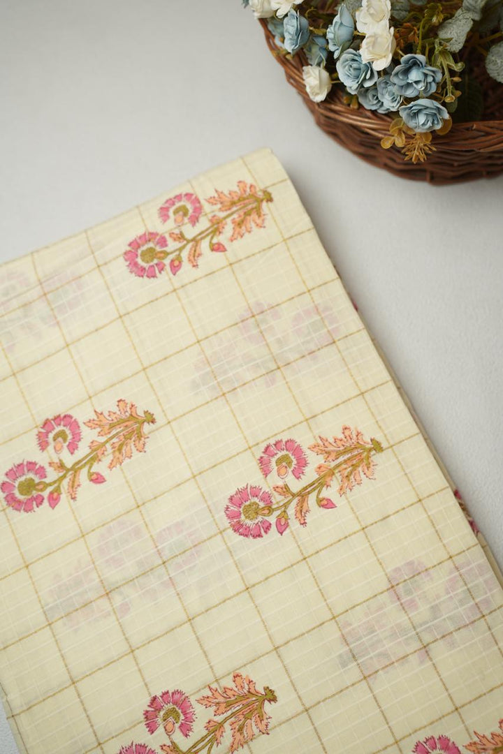 Printed Cotton Material TRF608 Print 1