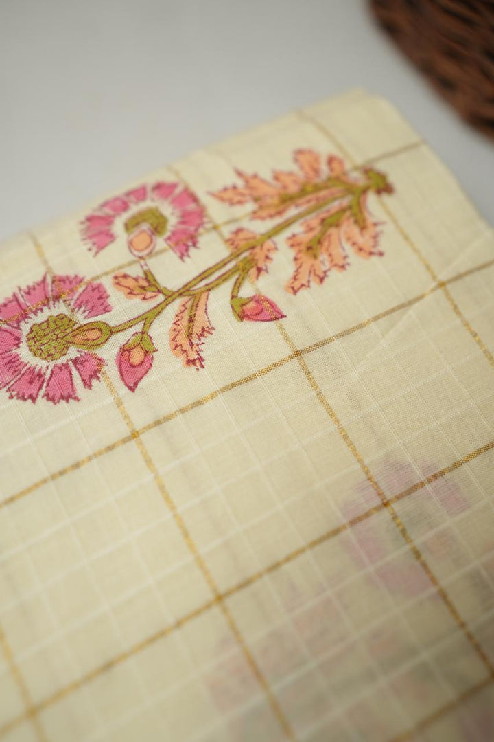 Printed Cotton Material TRF608 Print 1