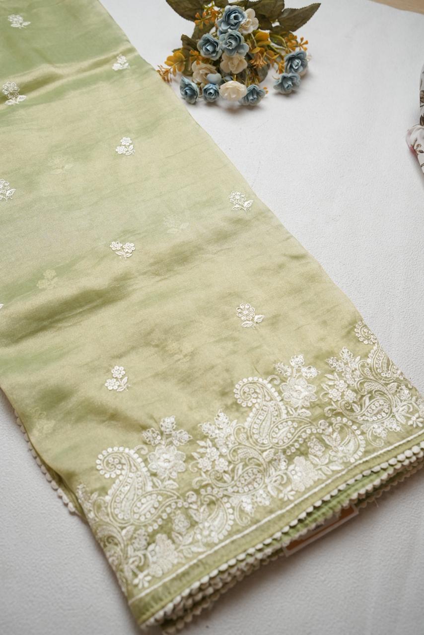 Crispy Georgette Saree TSA4346