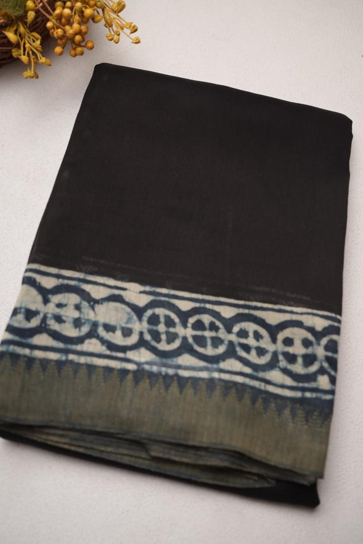 Chanderi Cotton Saree TSA4387 Print 1