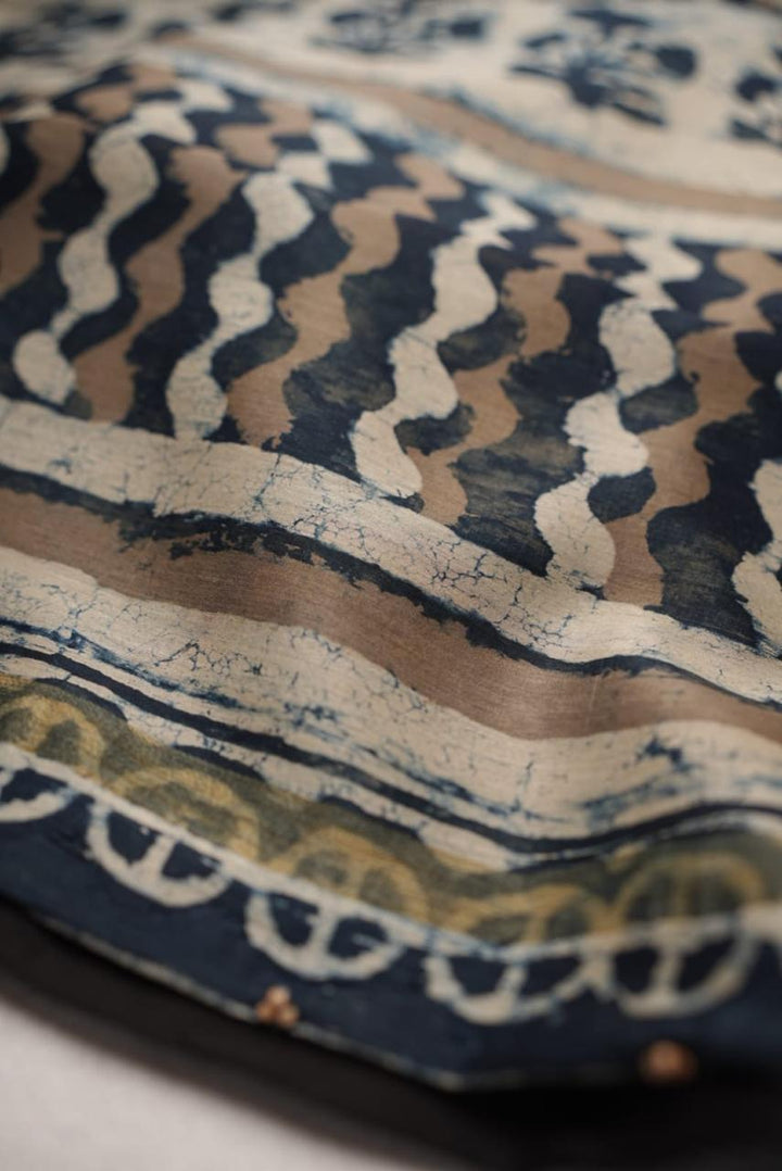 Chanderi Cotton Saree TSA4387 Print 1