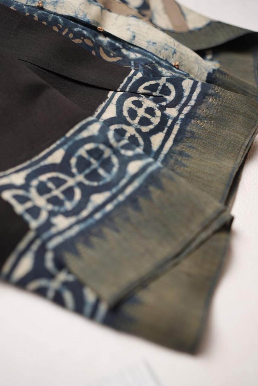 Chanderi Cotton Saree TSA4387 Print 1