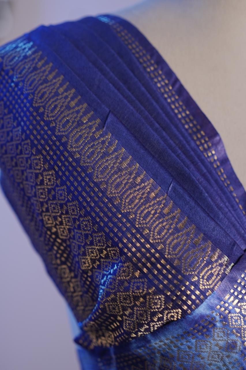 Linen Cotton Saree TSA4420