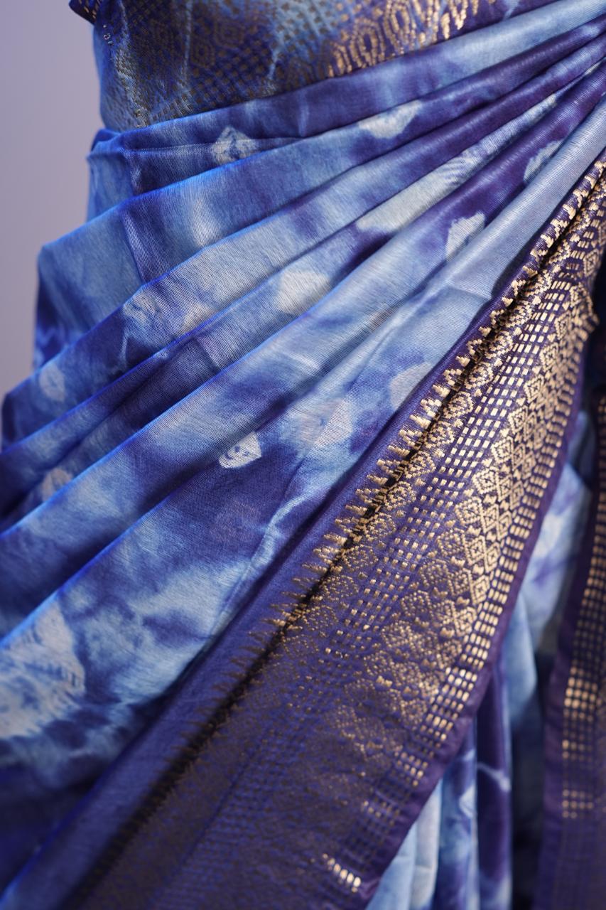 Linen Cotton Saree TSA4420