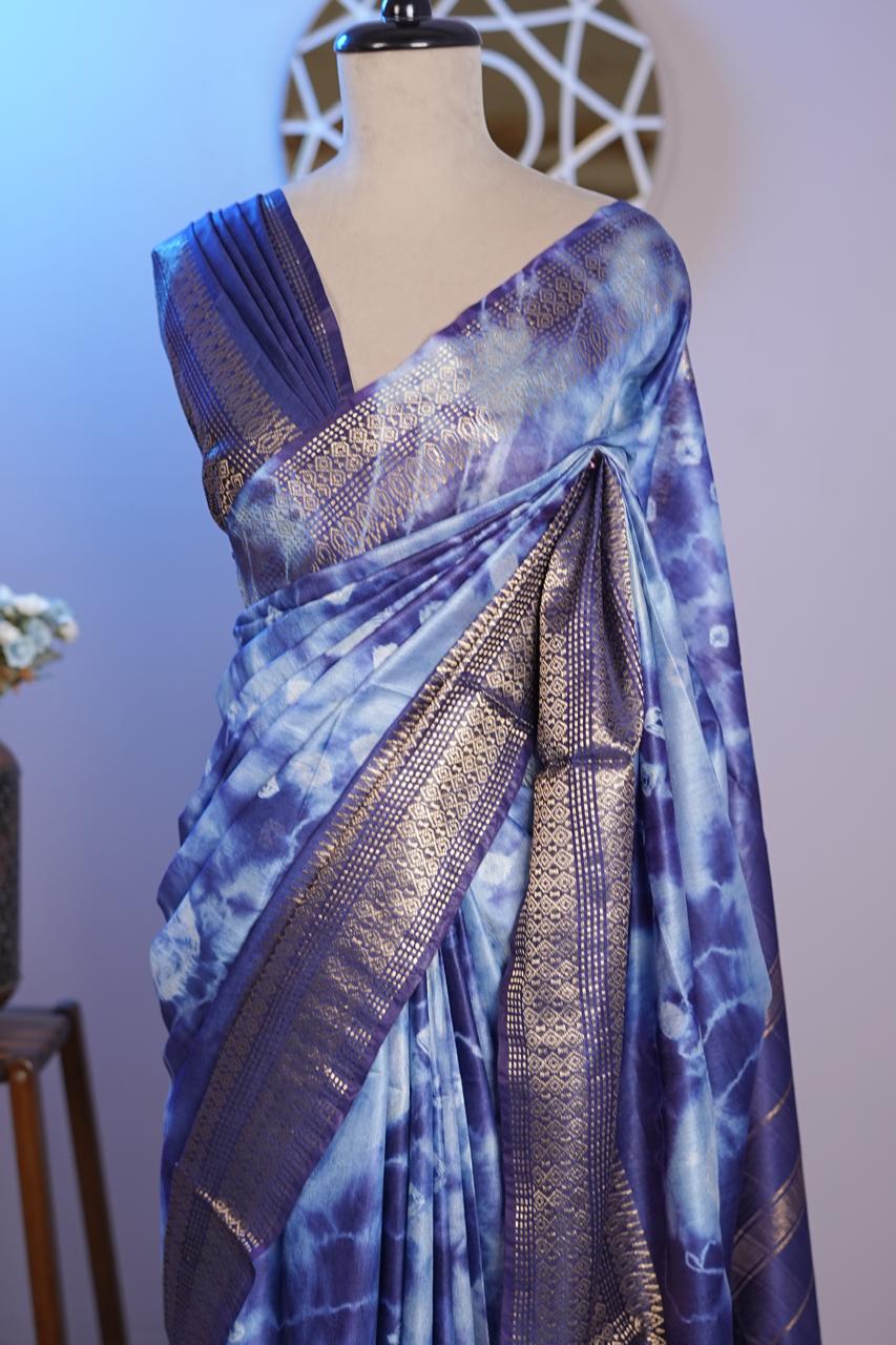 Linen Cotton Saree TSA4420